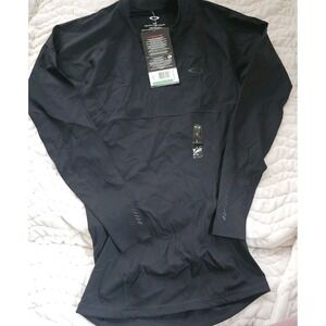 Oakey Tech Knit LS NEW O'hydrolix Black Long Sleeve Shirt Men's L